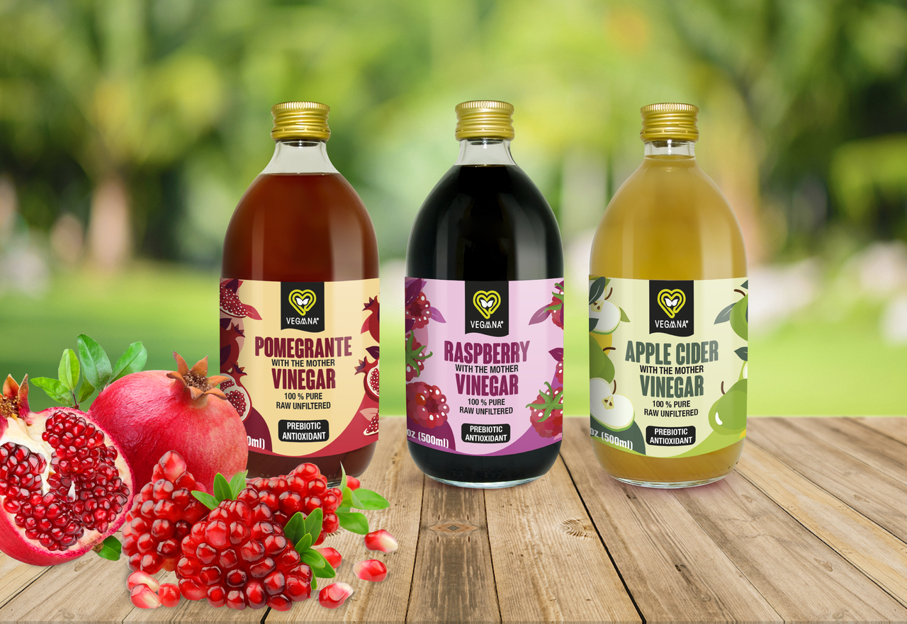 Organic Pomegranate Vinegar unfiltered unpasteurized with the mother Image