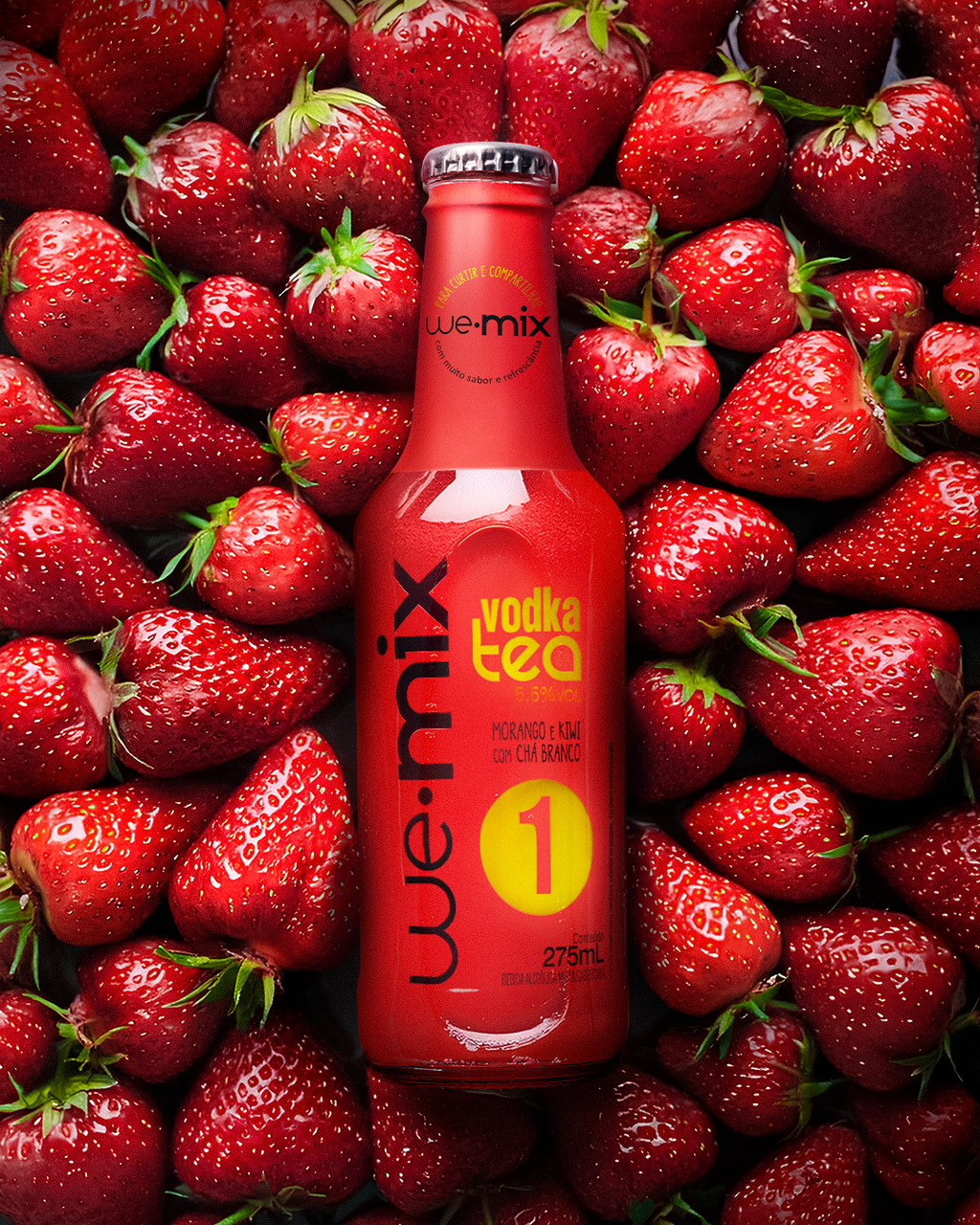 WE.MIX Ready to Drink (RTD) Ice Cocktail with Vodka, Tea and Fruits (Carbonated) イメージ