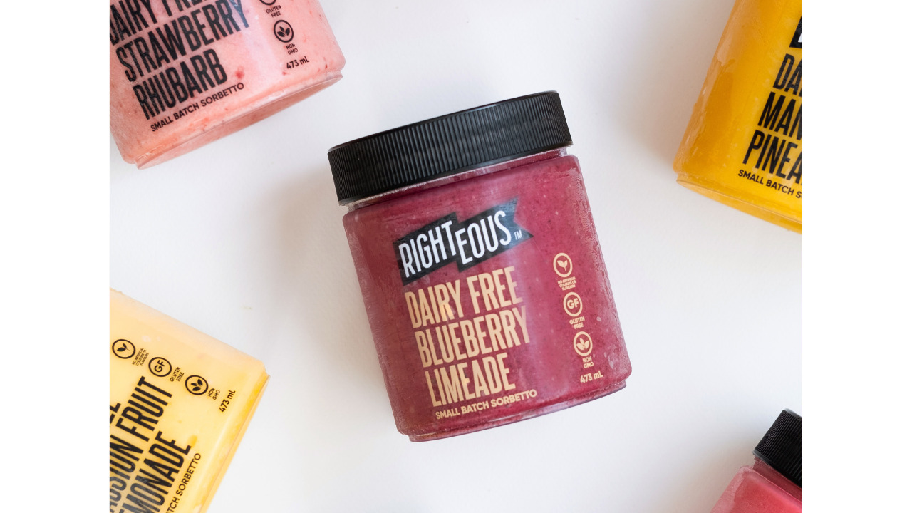 Righteous Dairy Free Blueberry Limeade Sorbetto イメージ