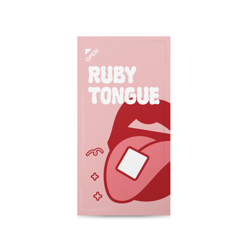Ruby Tongue (Oral Care - Tongue Cleaning & Fresh Breath) ODF - oral dissolving film Image