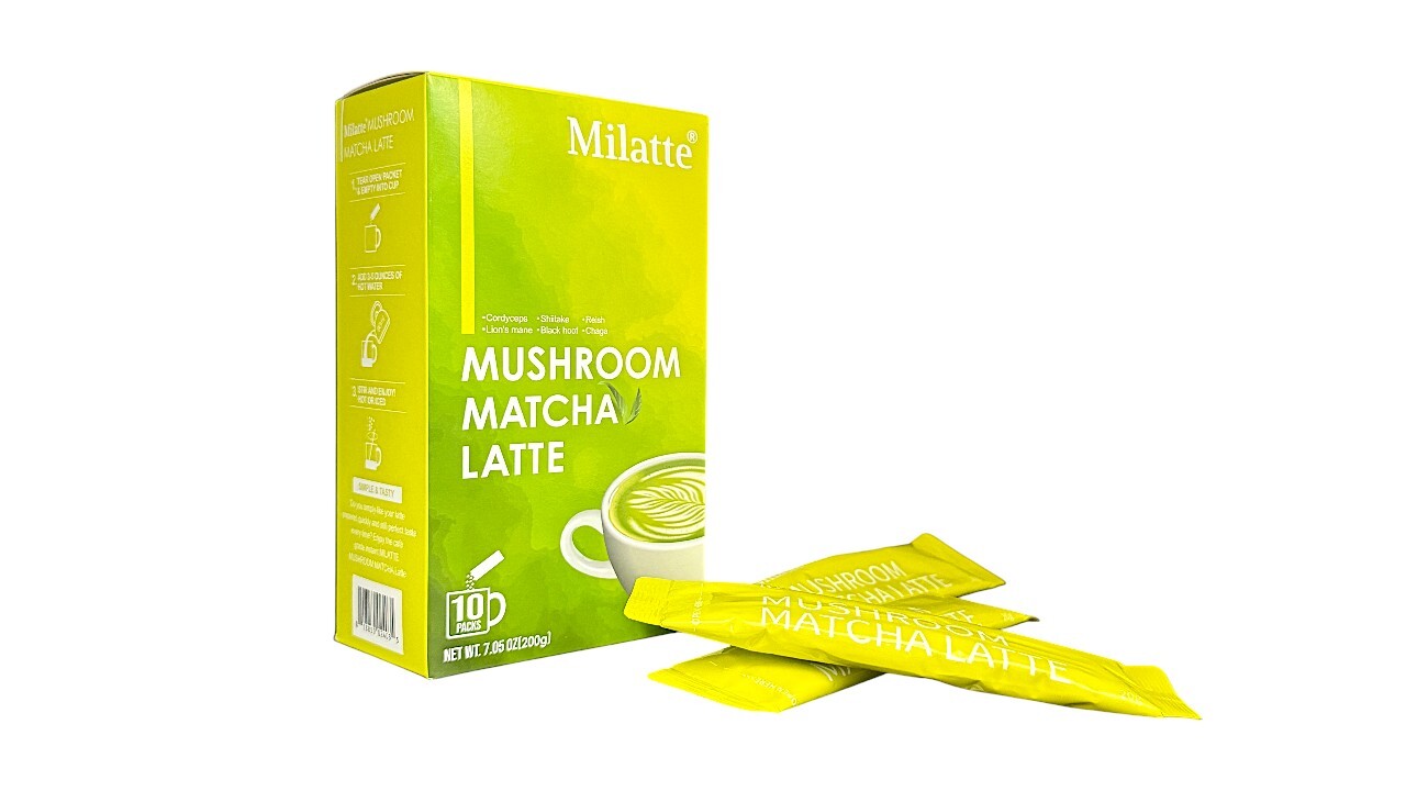 Milatte MUSHROOM MATCHA LATTE Image