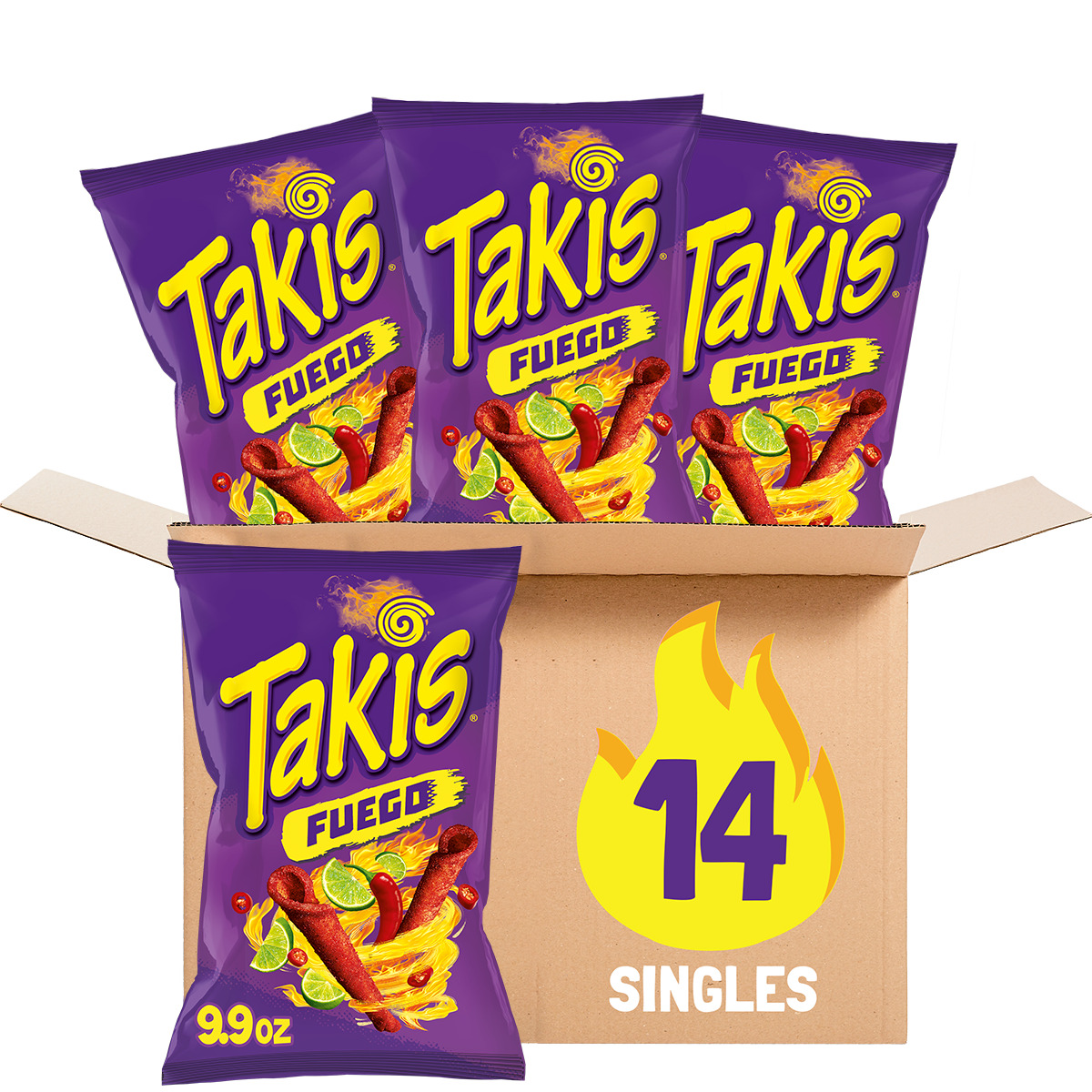 Takis Fuego rolled tortilla chips Image