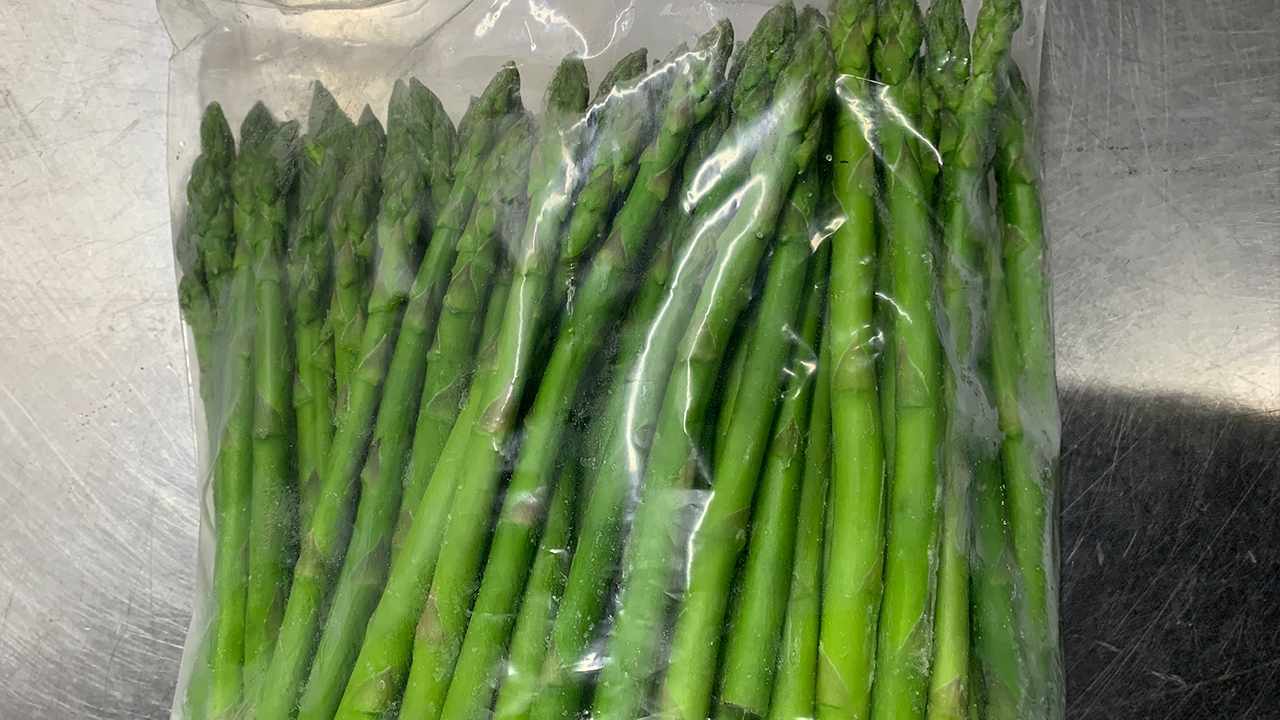Frozen green asparagus spears  Image