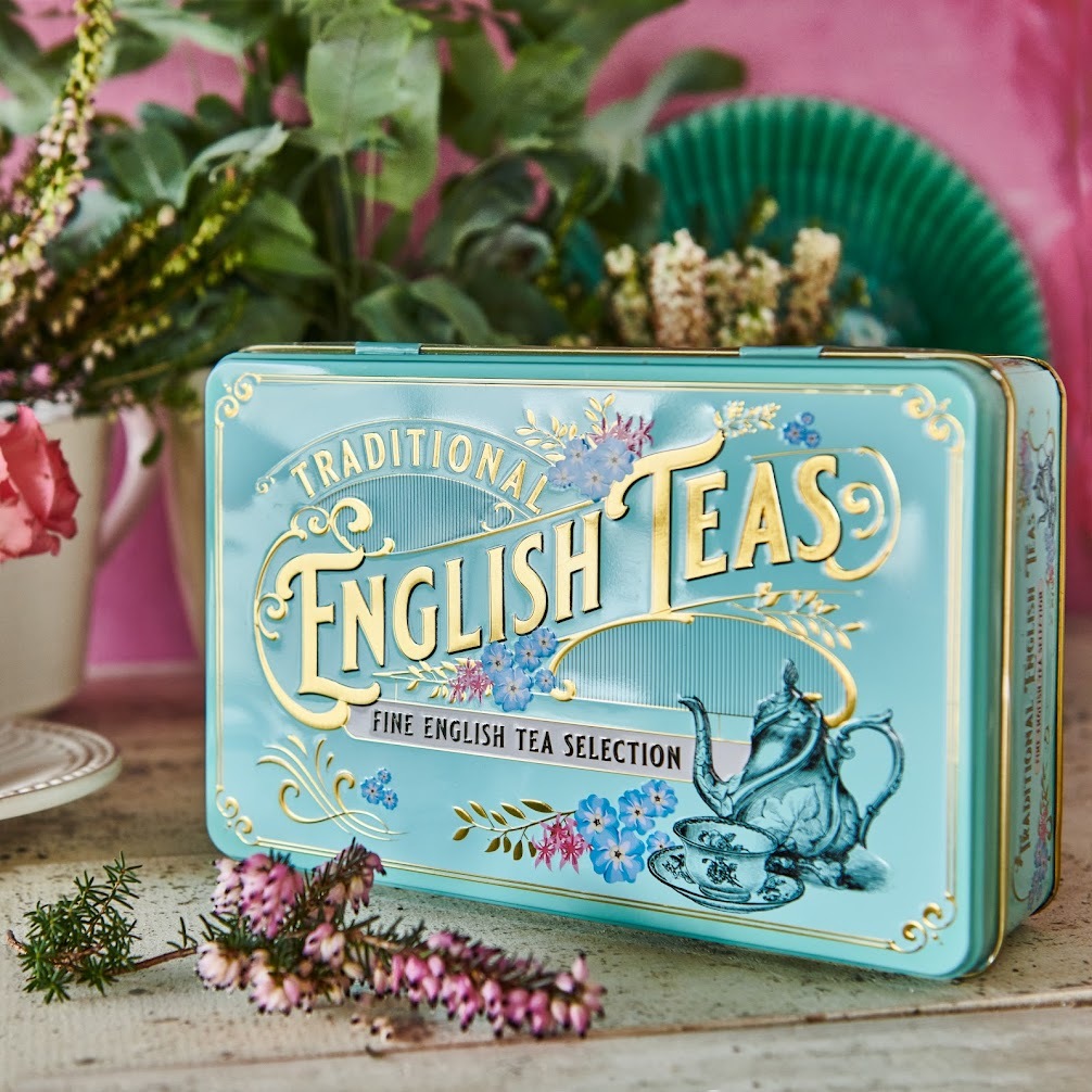 Vintage Victorian Tea Tins Image