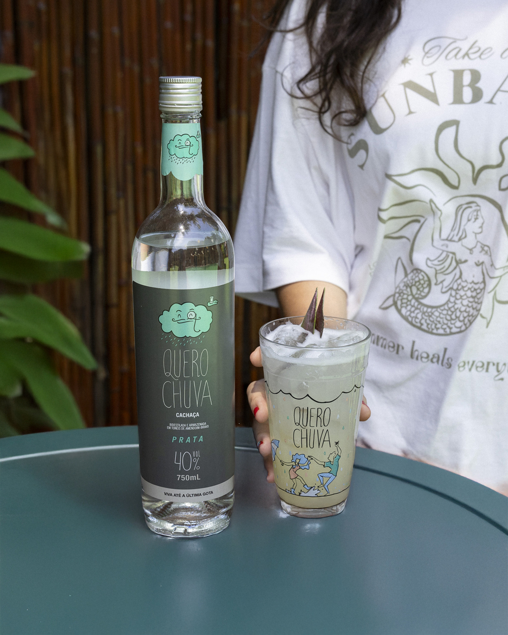 Quero Chuva Prata - Brazilian Premium Sugarcane Spirit Image