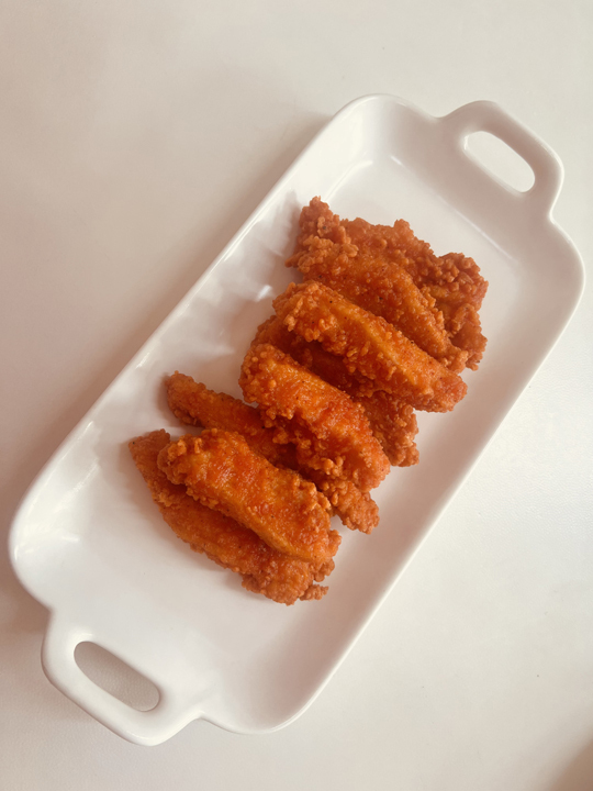 Spicy Breaded Chicken Breast Strips Image