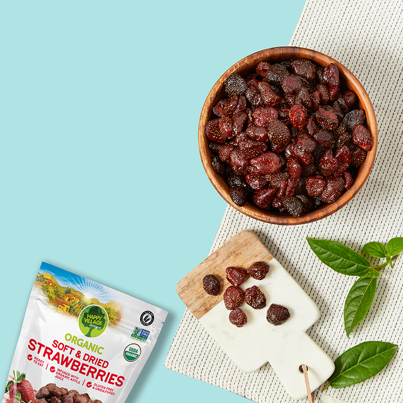 Dried Strawberries (Apple Juice/Sugar Infused) Image