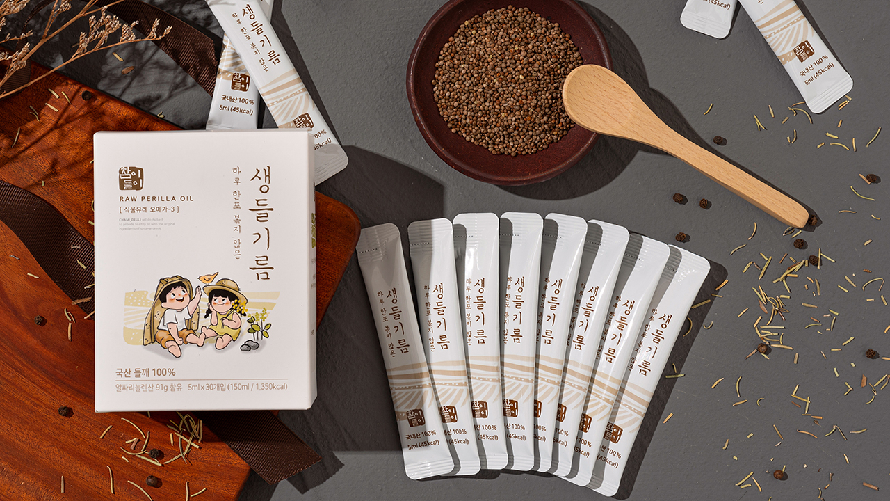 100% Korean Extra Virgin DailyDrop Perilla Oil (Bottle & Stick) Image