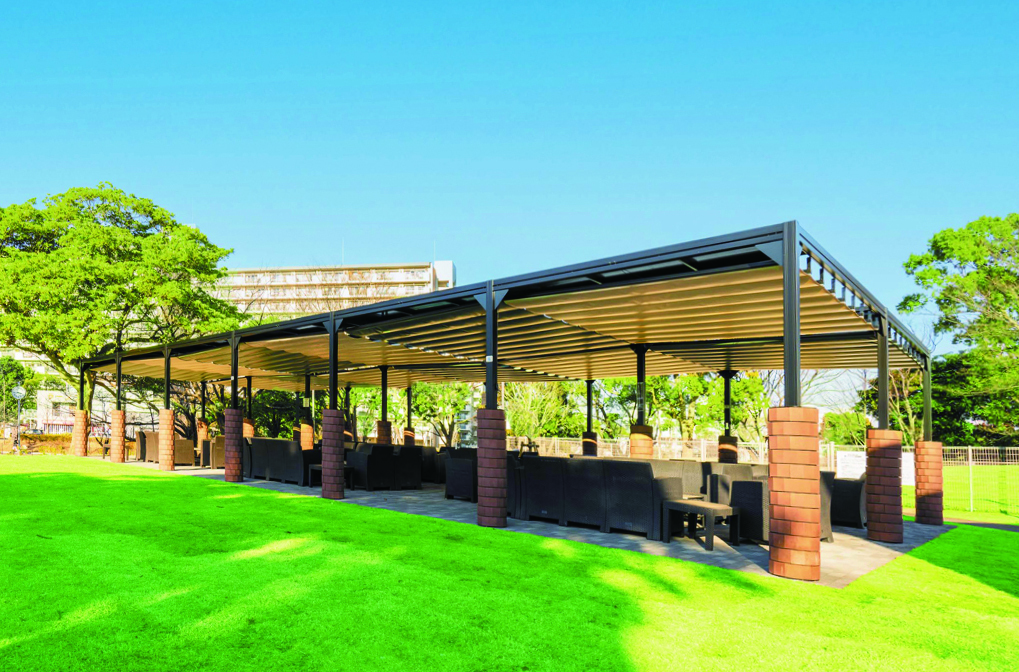 大型自立型オーニング Image