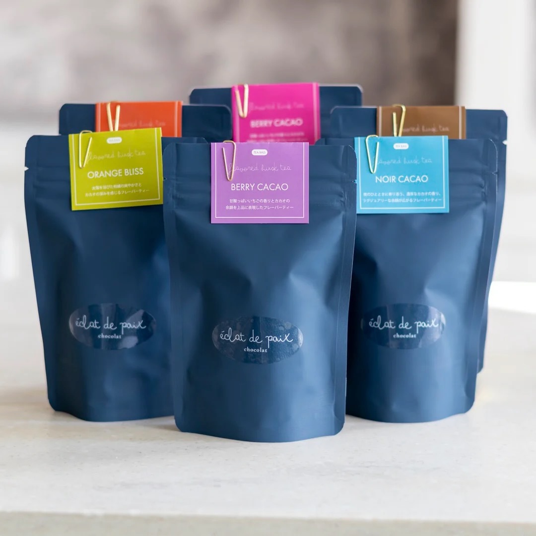 Cacao Husk Tea [amsu tea – Cacao Bean & Black Tea Blend] Image