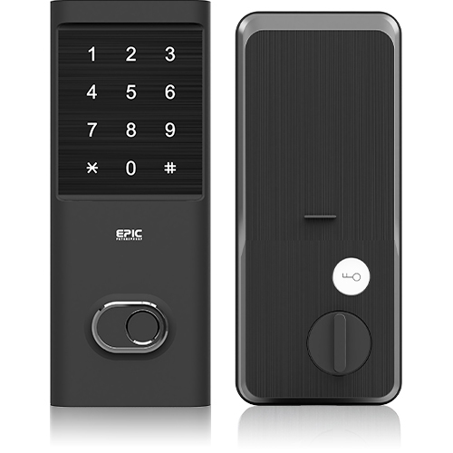 【EPIC】スマートロック　Flassa 1J（暗証番号/交通系ICカード/指紋/アプリ/クラウド/自動施錠） Image
