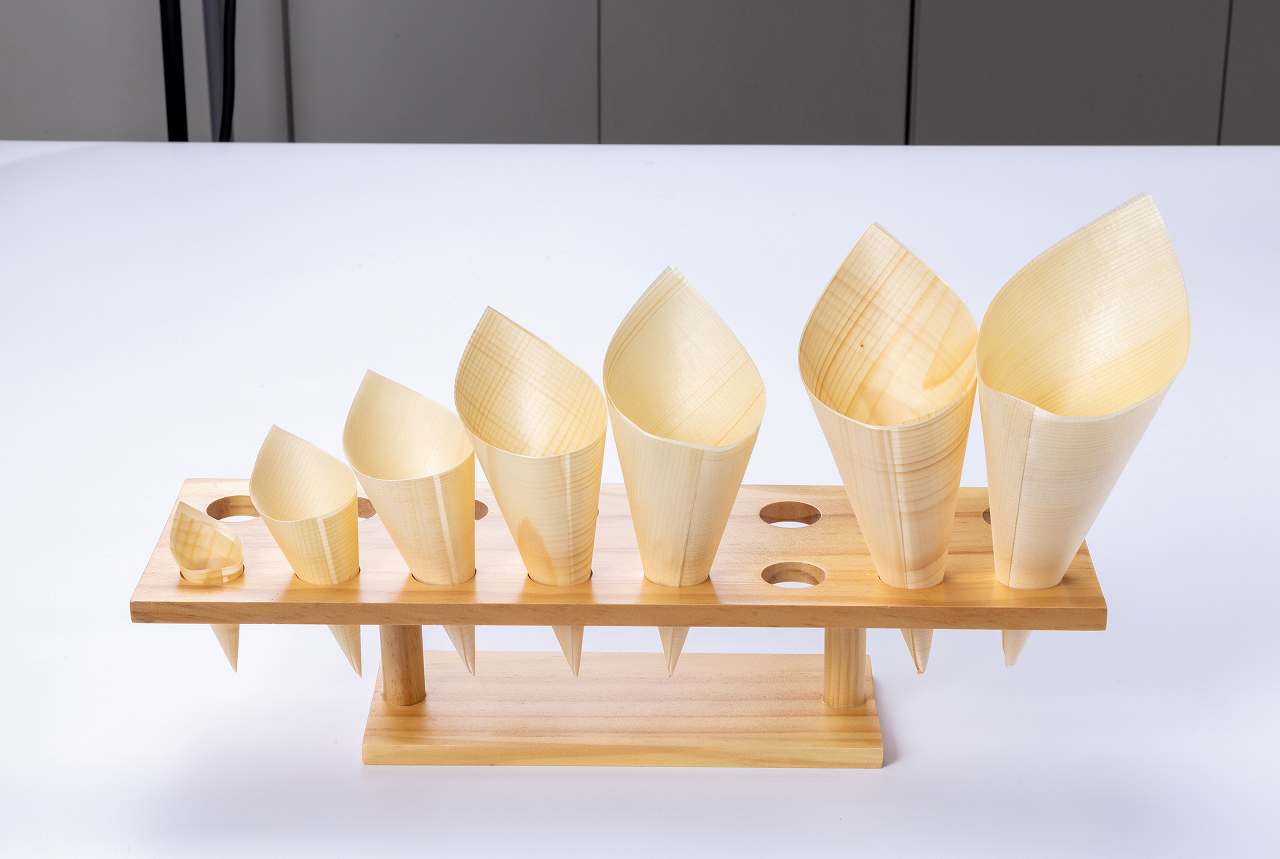 コーン型経木 イメージ