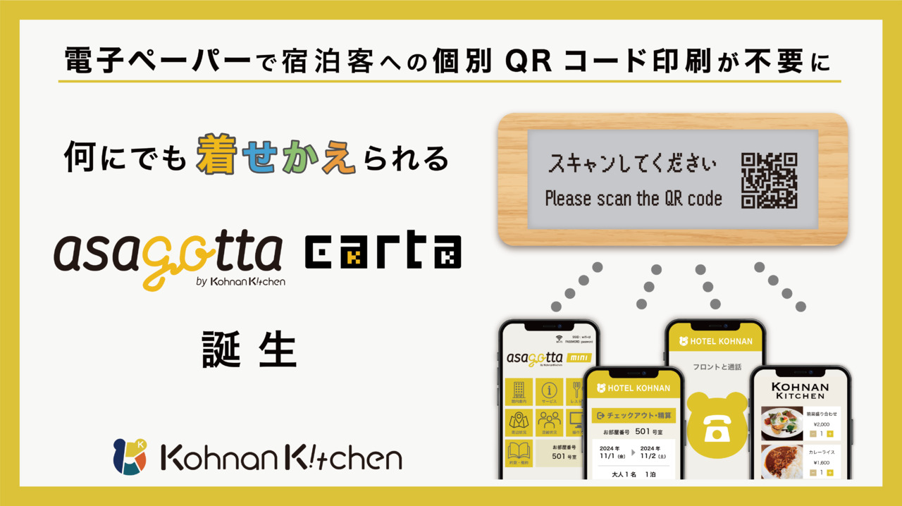 電子ペーパーソリューション「asagotta carta」 Image