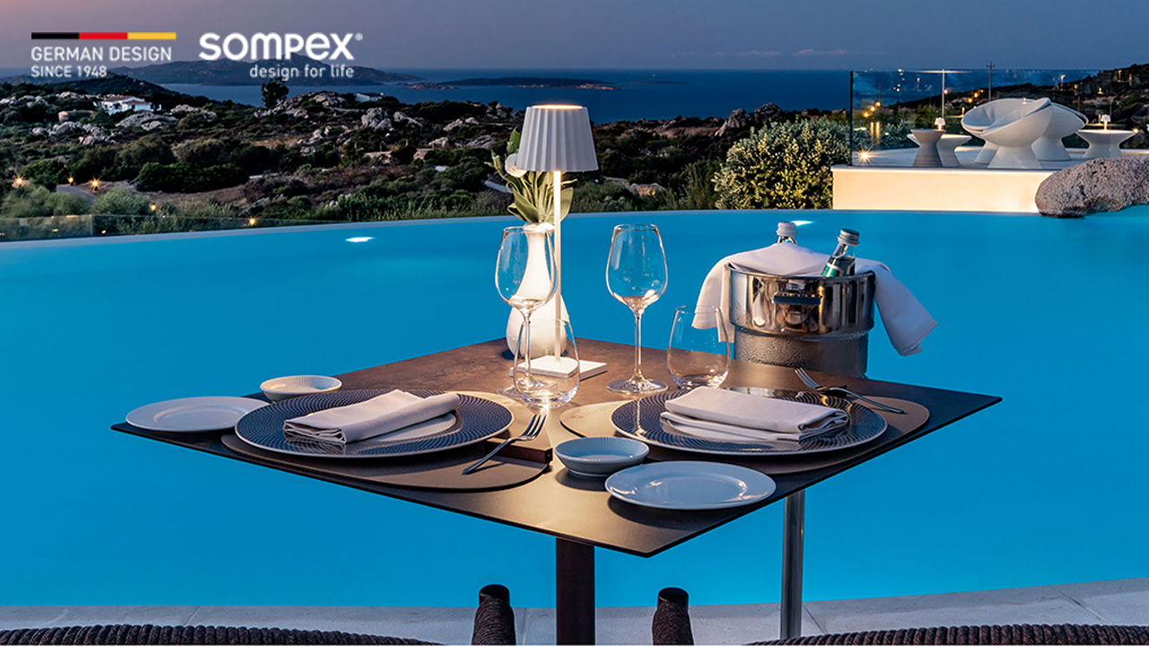 コードレステーブルランプ Sompex TROLL Image