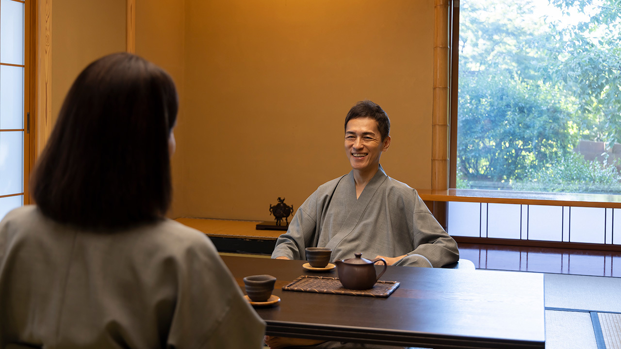 Chambray UV-Cutting Samue / 100% Polyester Image