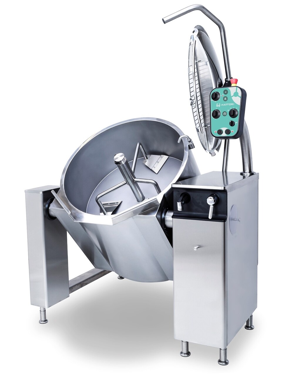 撹拌機付き電気回転釜ヴェスタ HEK-VM150（ダイヤル式） Image