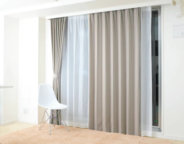 遮光カーテン・レースセット Image