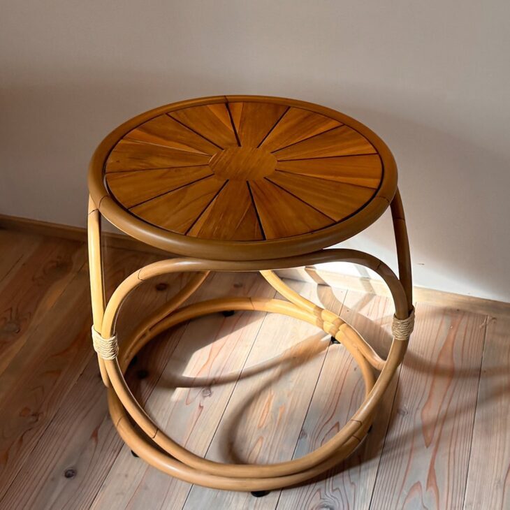 縁（えん）・サイドテーブル｜みうらラタン Nawaシリーズ Image