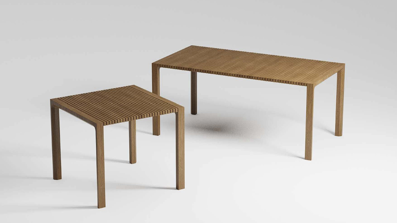PALEM RECT DINING TABLE - Teak ver. Image