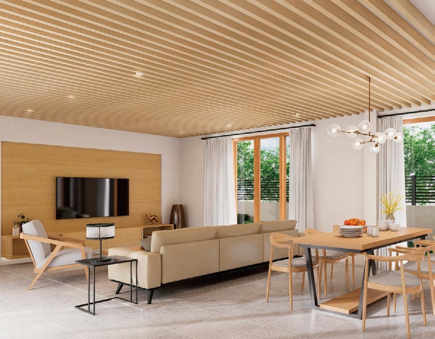 内装用木質ルーバー材「インウッド」 Image