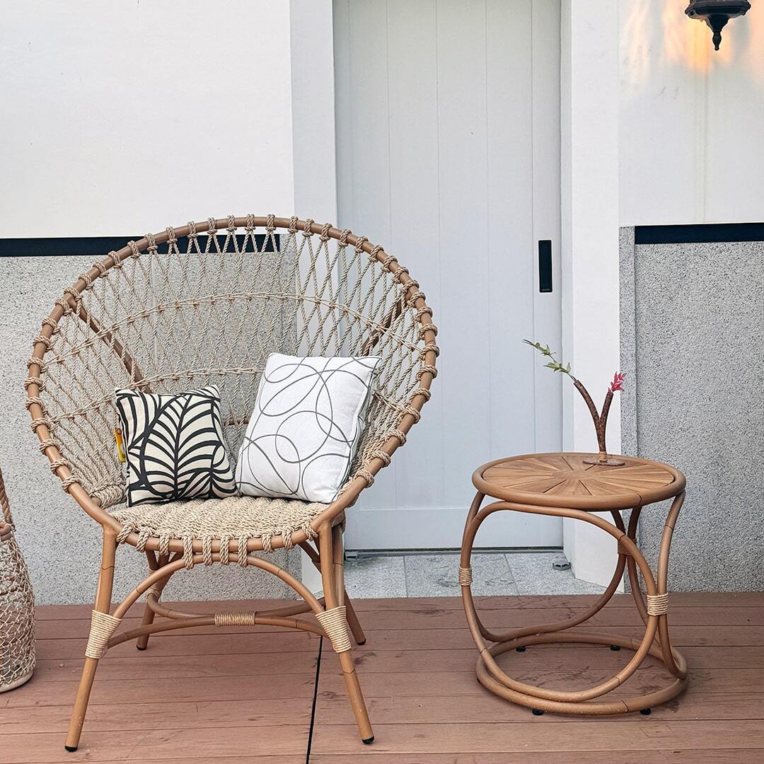 環（たまき）・ラウンドチェア｜みうらラタン Nawaシリーズ Image