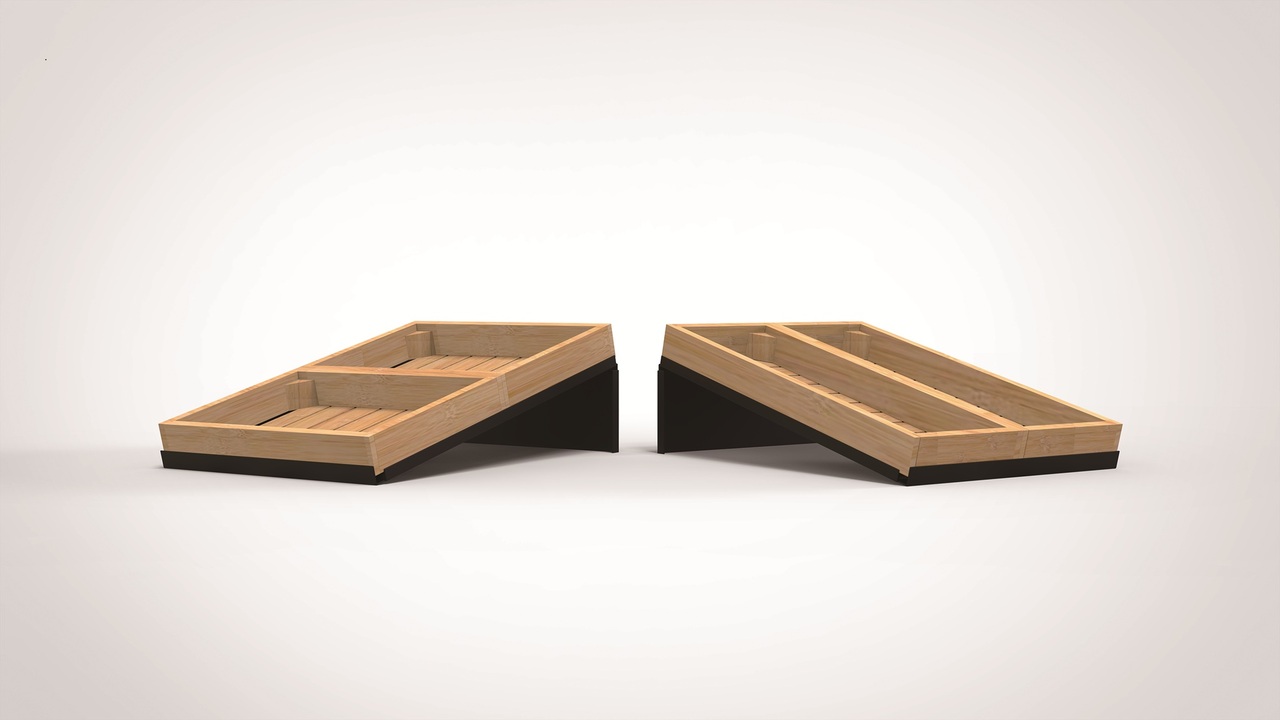 バンブー傾斜ディスプレイセット Image