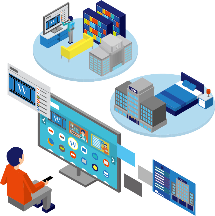最新IPTV＆ネット不要の客室インフォメーションシステム（実機体験可！） Image
