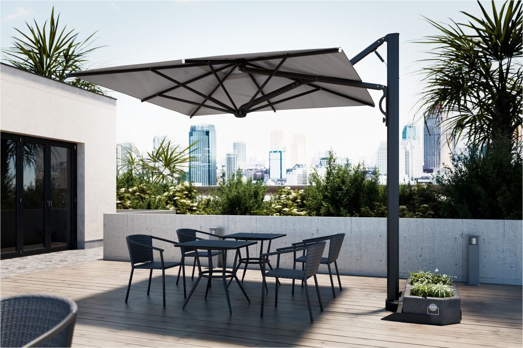 SOLSOL®　商業施設向け大型パラソル Image