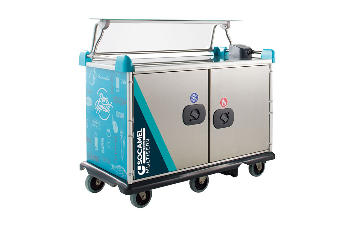 再加熱ワゴン　MULTISERV イメージ