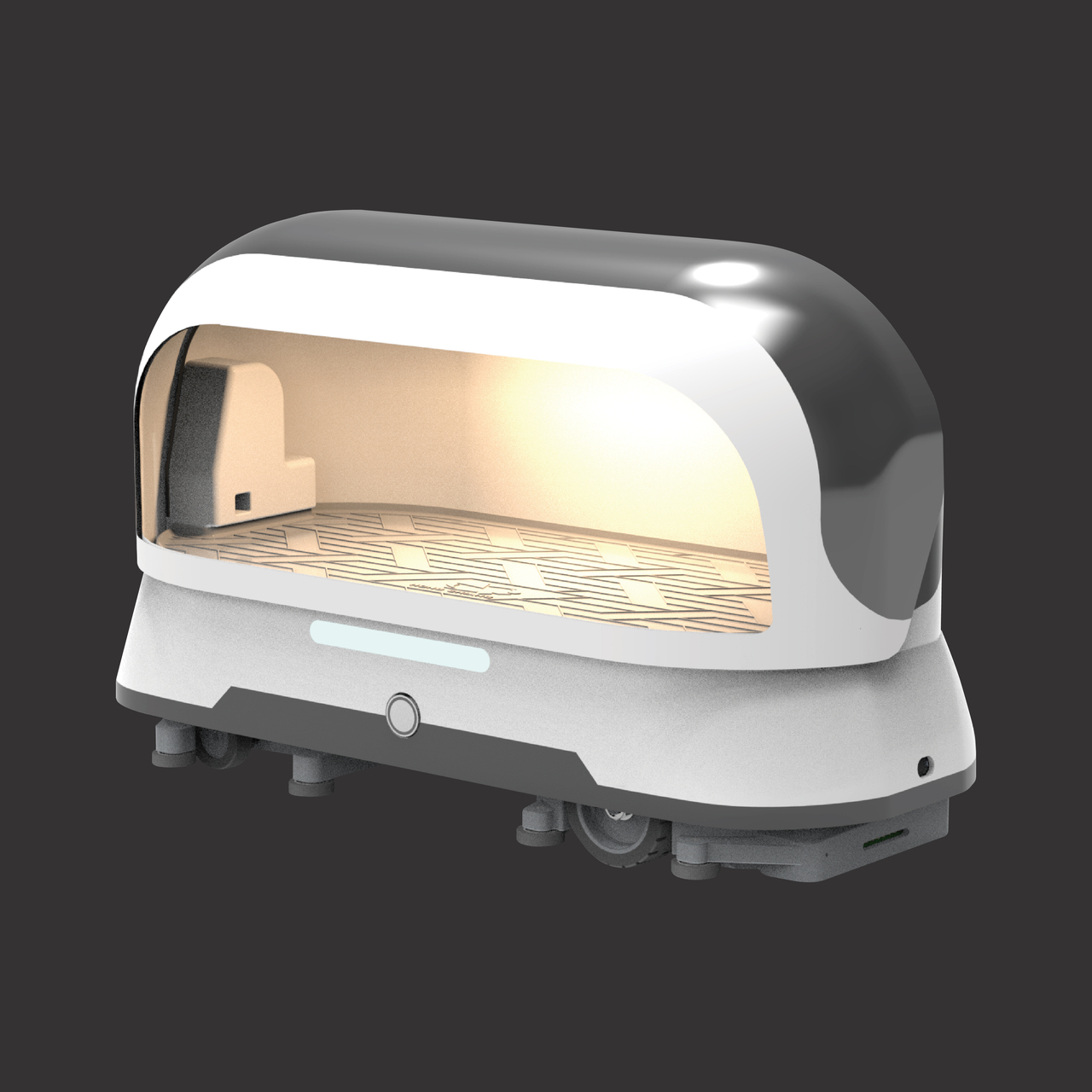 Food Delivery Robot (Bullet Train) - FreshCover Food Delivery Robot - Series P Image