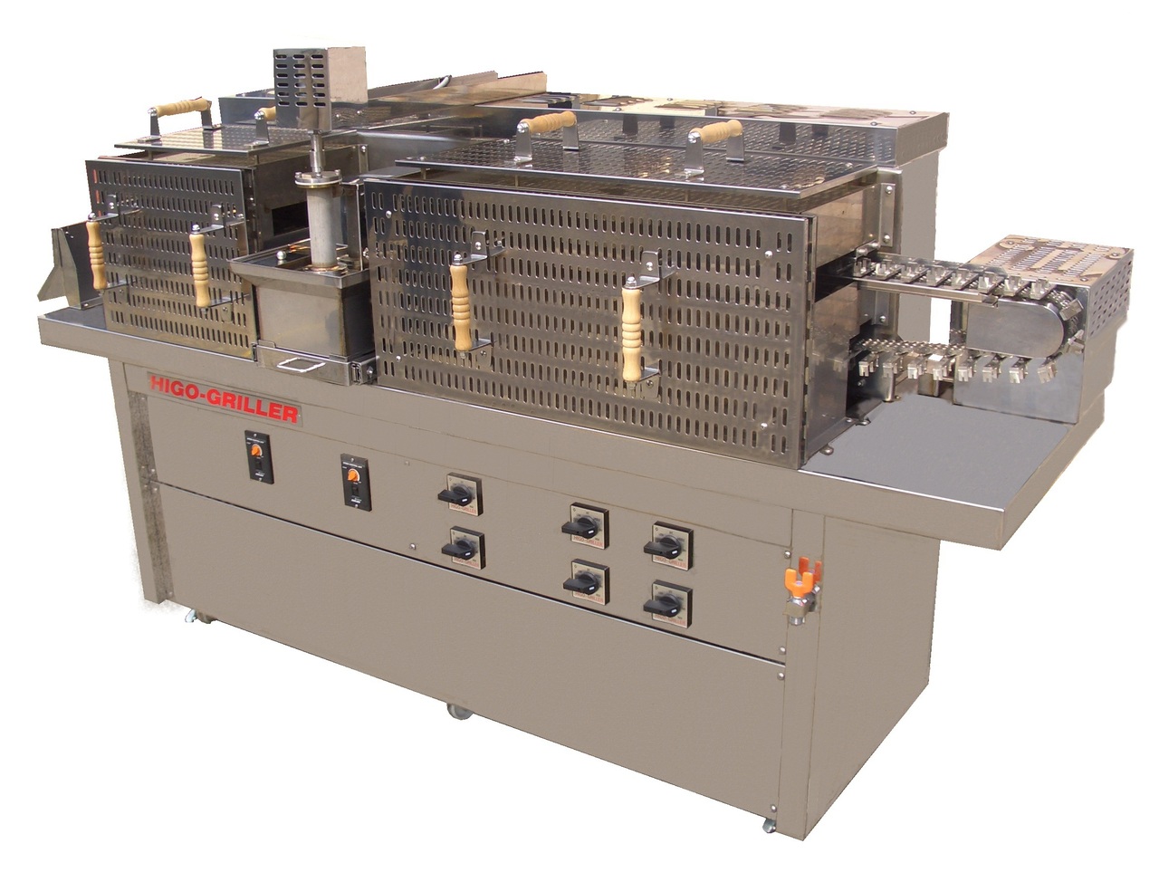 Automatic skewer grilling machine Image