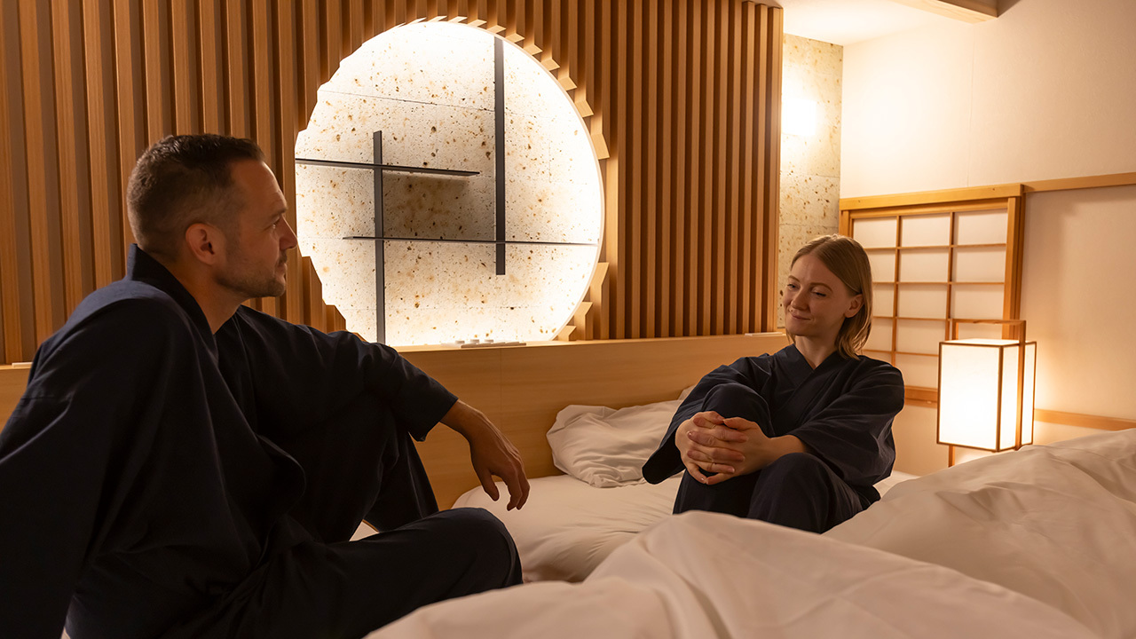 たてスラブ作務衣 イメージ