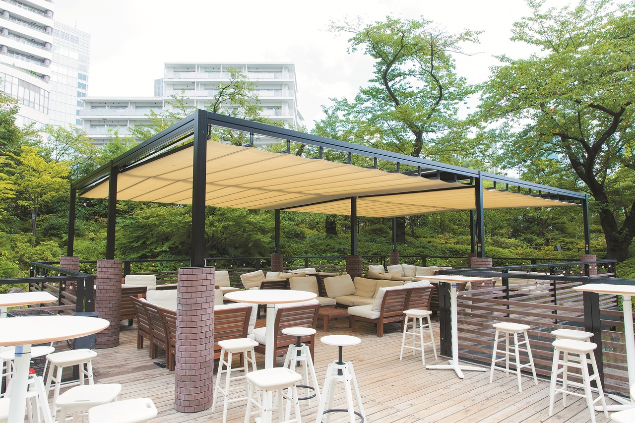 大型自立型オーニング イメージ