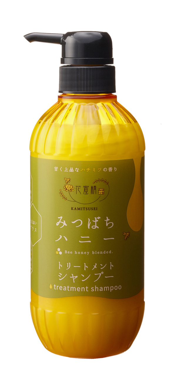 花蜜精みつばちハニートリートメントシャンプー イメージ