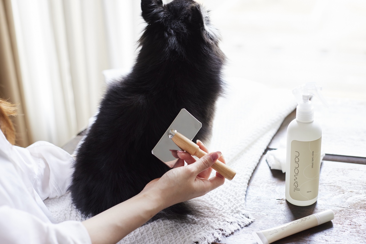 水を使わず「洗いたて」の美しさを叶える多機能グルーミングスプレー「ナノウェル」 イメージ