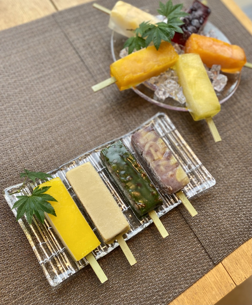 Kuzu Bar (Traditional Japanese Frozen Dessert made with Kuzu starch) Image