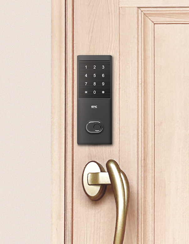 【EPIC】スマートロック　Flassa 1J（暗証番号/交通系ICカード/指紋/アプリ/クラウド/自動施錠） イメージ