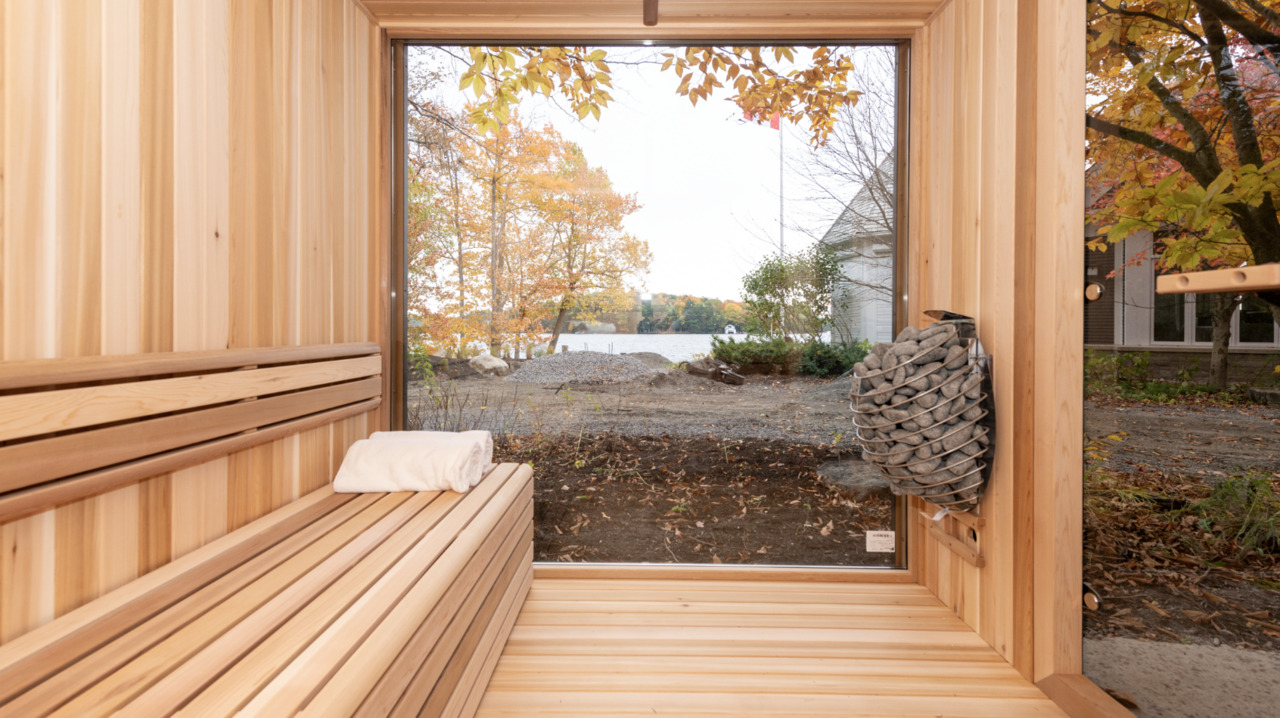 オーロラ　屋外サウナ イメージ