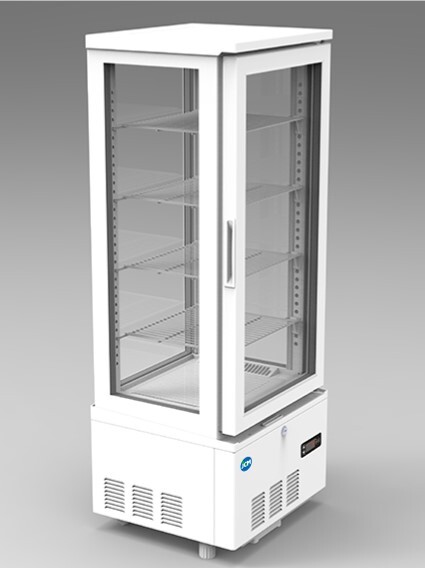4面ガラス冷蔵ショーケース　JCMS-98 イメージ