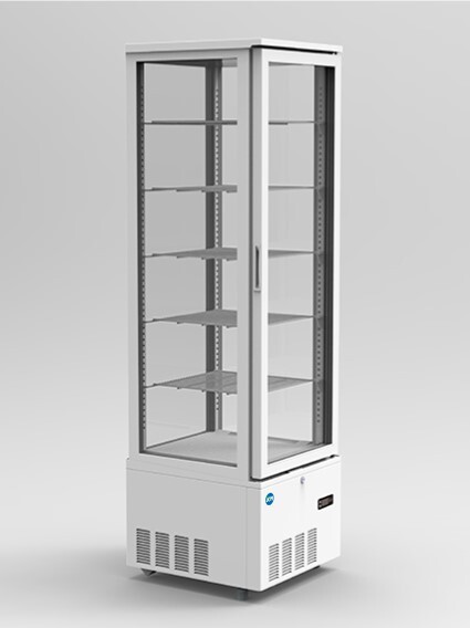 4面ガラス冷蔵ショーケース　JCMS-290 イメージ