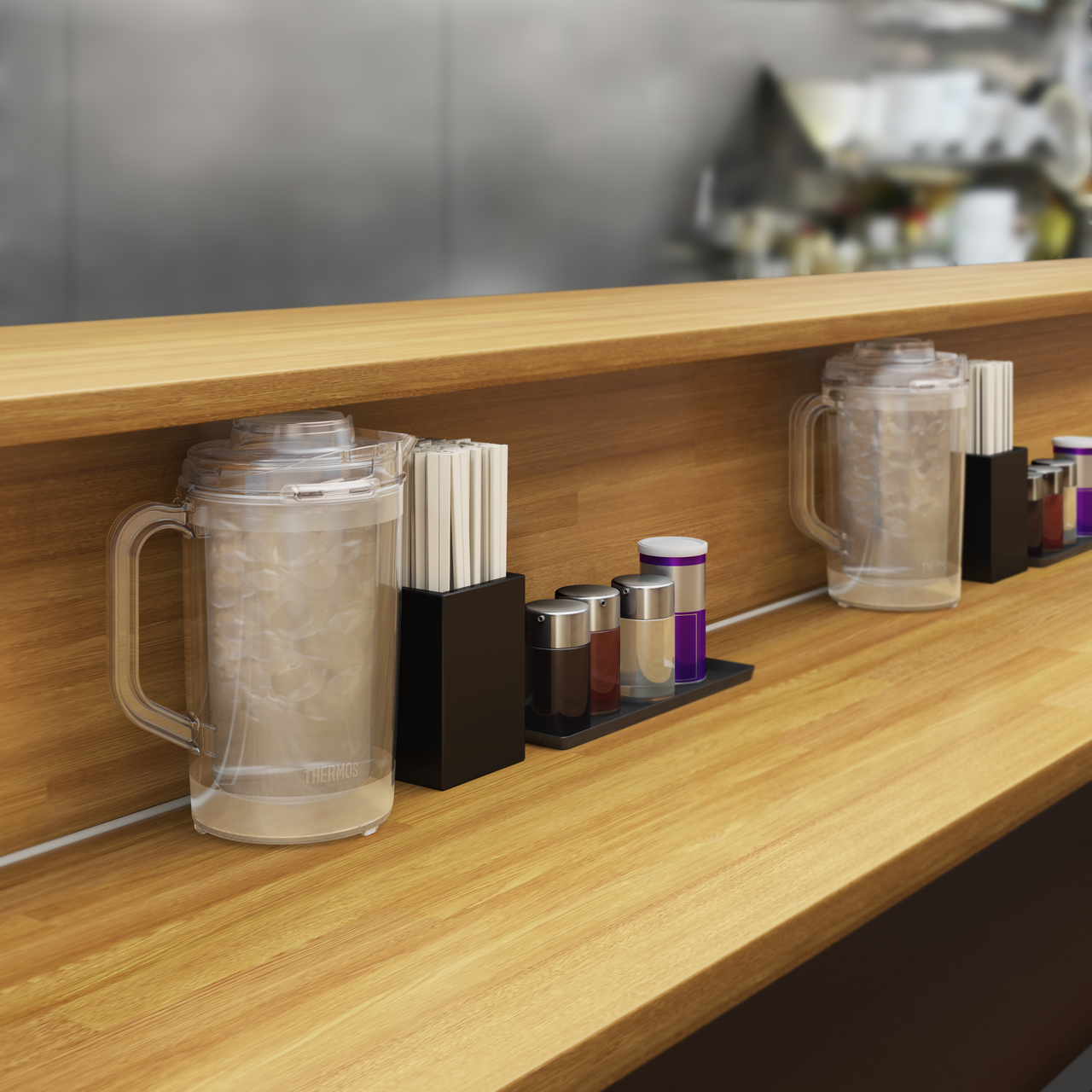 透明２重ドリンクピッチャー　TPJ-1601 CLR イメージ