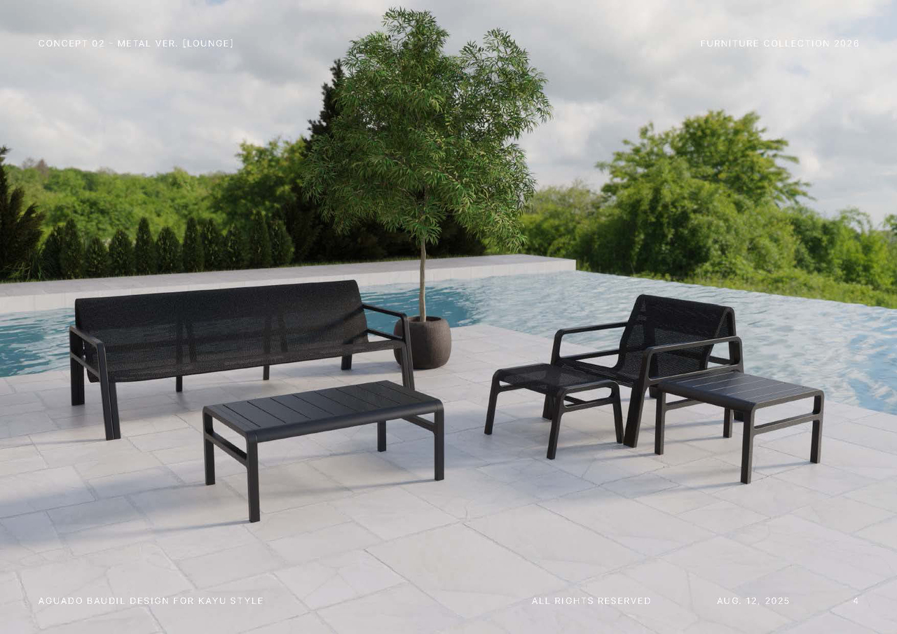 PALEM SOFA 2 SEATER - Metal ver. イメージ