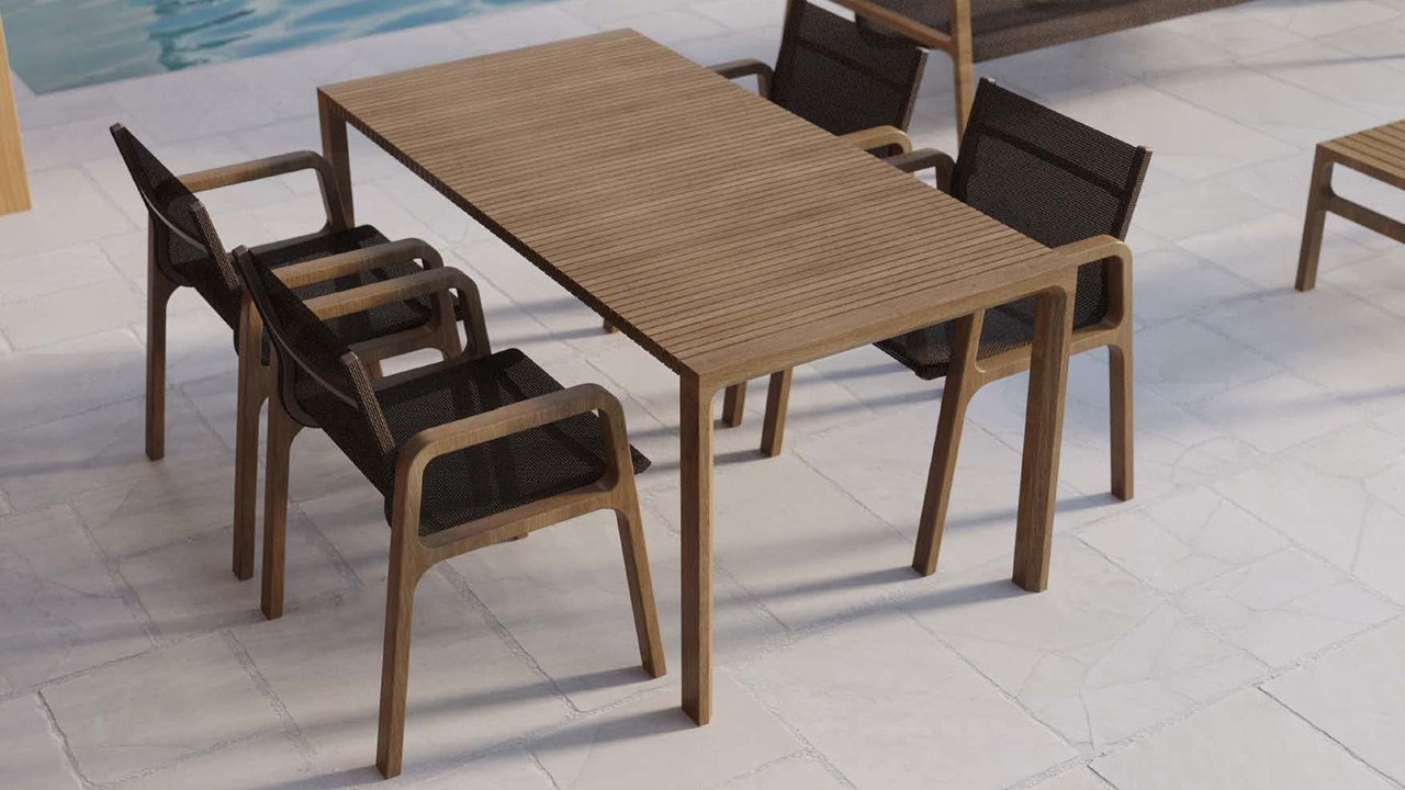 PALEM RECT DINING TABLE - Teak ver. イメージ