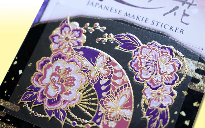 蒔絵シール　MAKIE　装飾　加飾　転写ステッカー イメージ