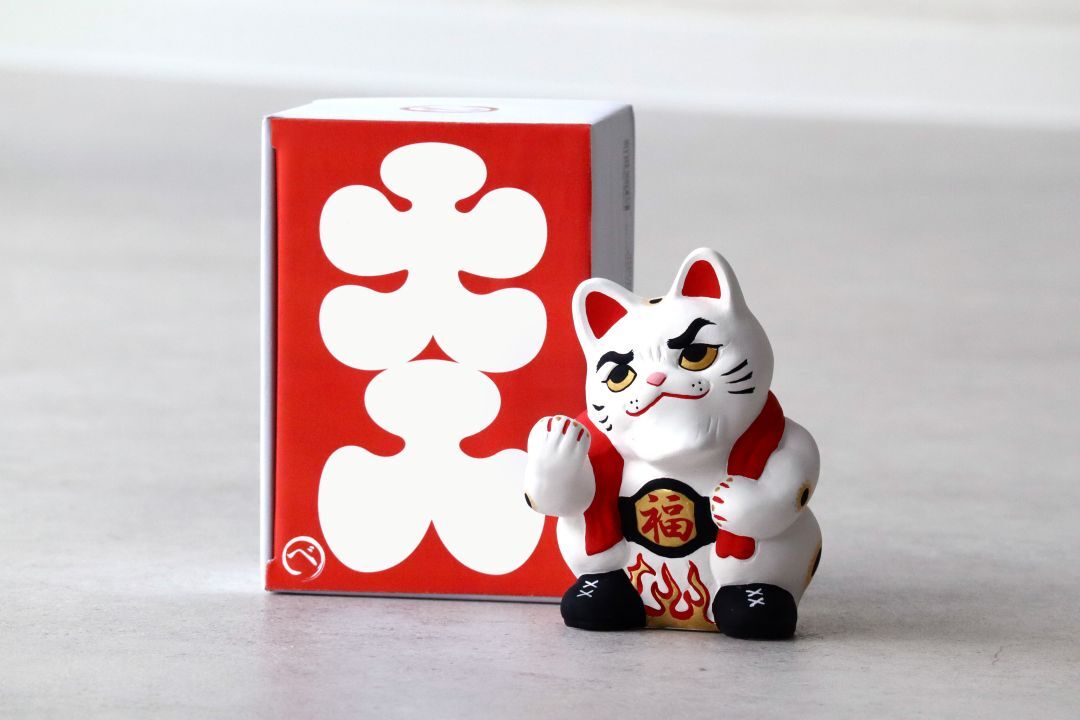 一風変わった招き猫「来いや猫」 イメージ