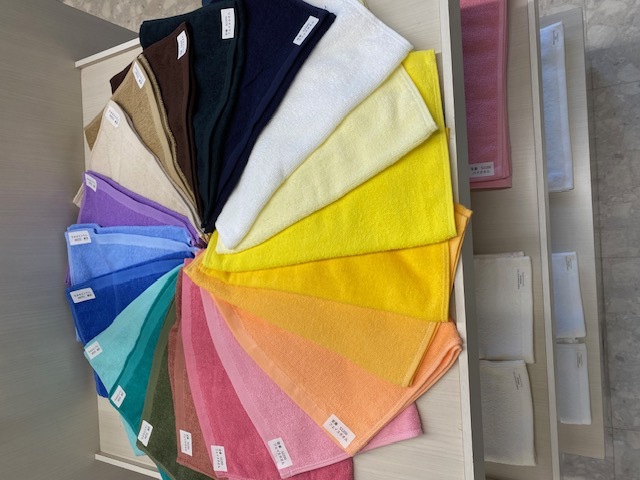 スレン染カラータオルシリーズ イメージ