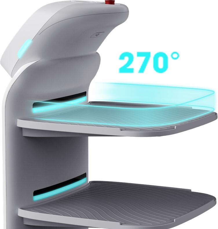 サイネージ付き配膳ロボット「CADEBOT」 イメージ