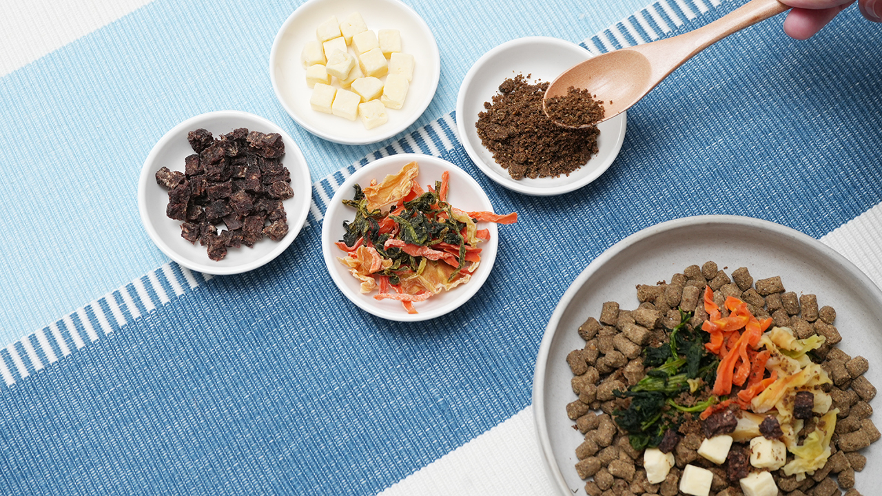 愛犬用ごはん　トッピングシリーズ イメージ