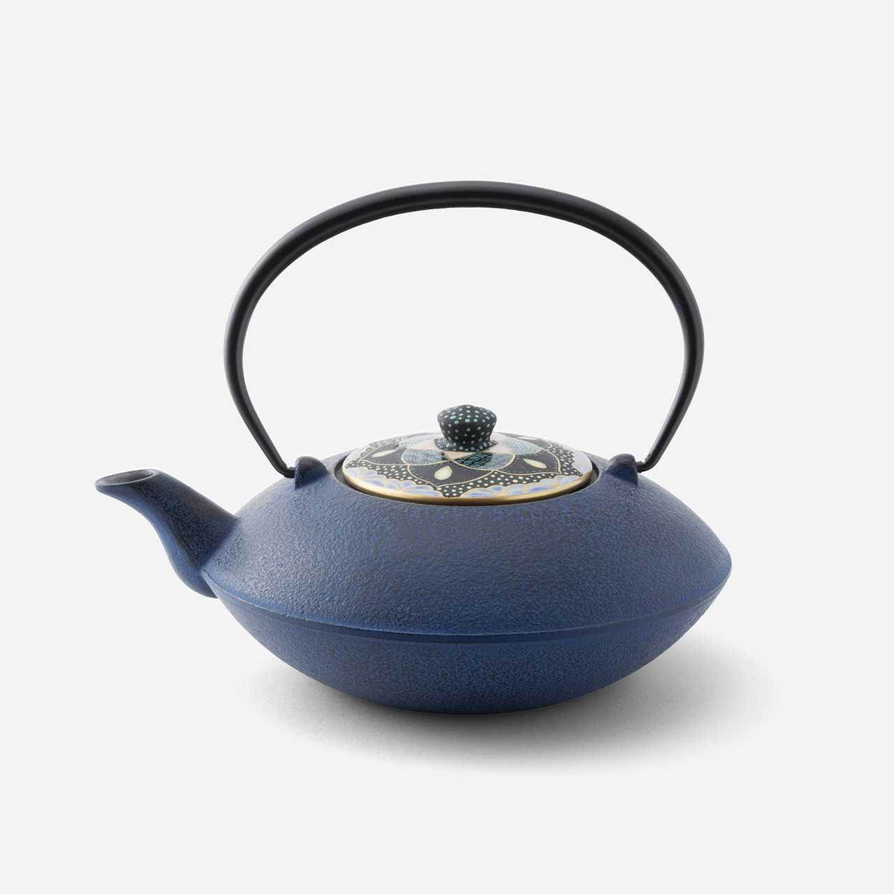 鉄瓶急須・青　貞雲　星かんむり　大 イメージ
