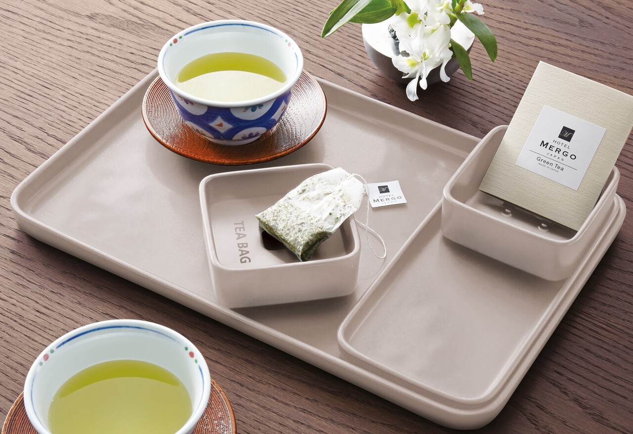 不良品や成形時の端材、回収した食器をリサイクルした「スマートメラミン」 イメージ